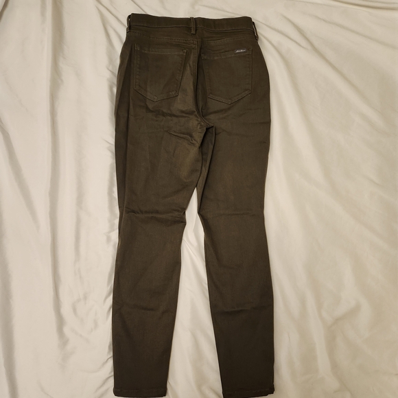 Eddie Bauer Women's Olive Green Jeans - Picture 3 of 3